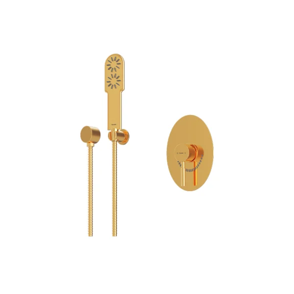 شیرحمام توکار تیپ 2 مدل روگن BRASS شودر طلایی براق