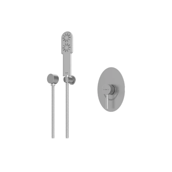 شیرحمام توکار تیپ 2 مدل روگن BRASS شودر کروم مات
