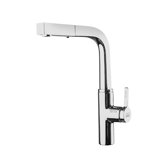 شیر ظرفشویی مدل آوا شلنگدار KWC کروم براق