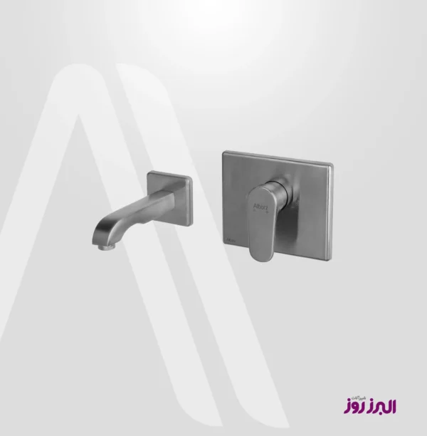 شیر روشویی توکار مدل ونتو البرز روز کروم مات