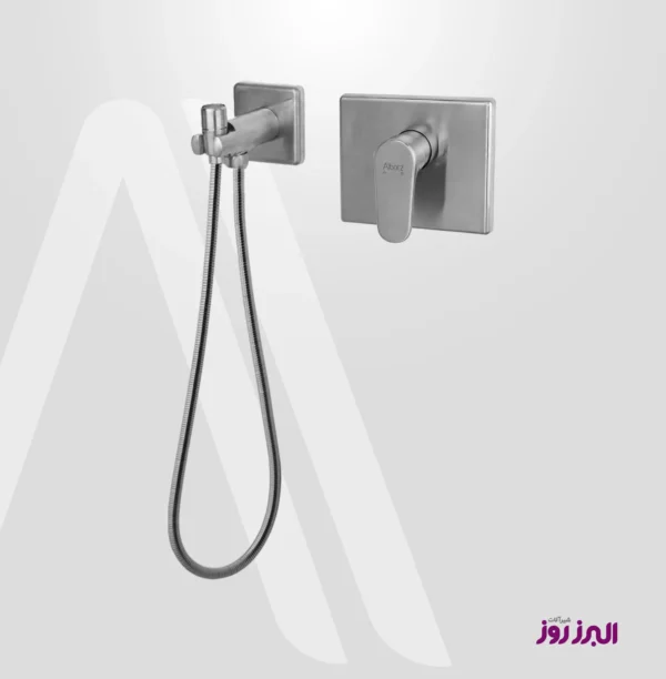 شیر توکار توالت مدل ونتو البرز روز کروم مات