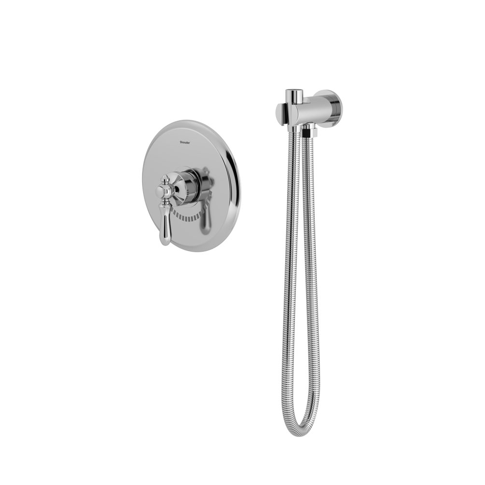 شیر توالت توکار مدل زیگموند شودر کروم