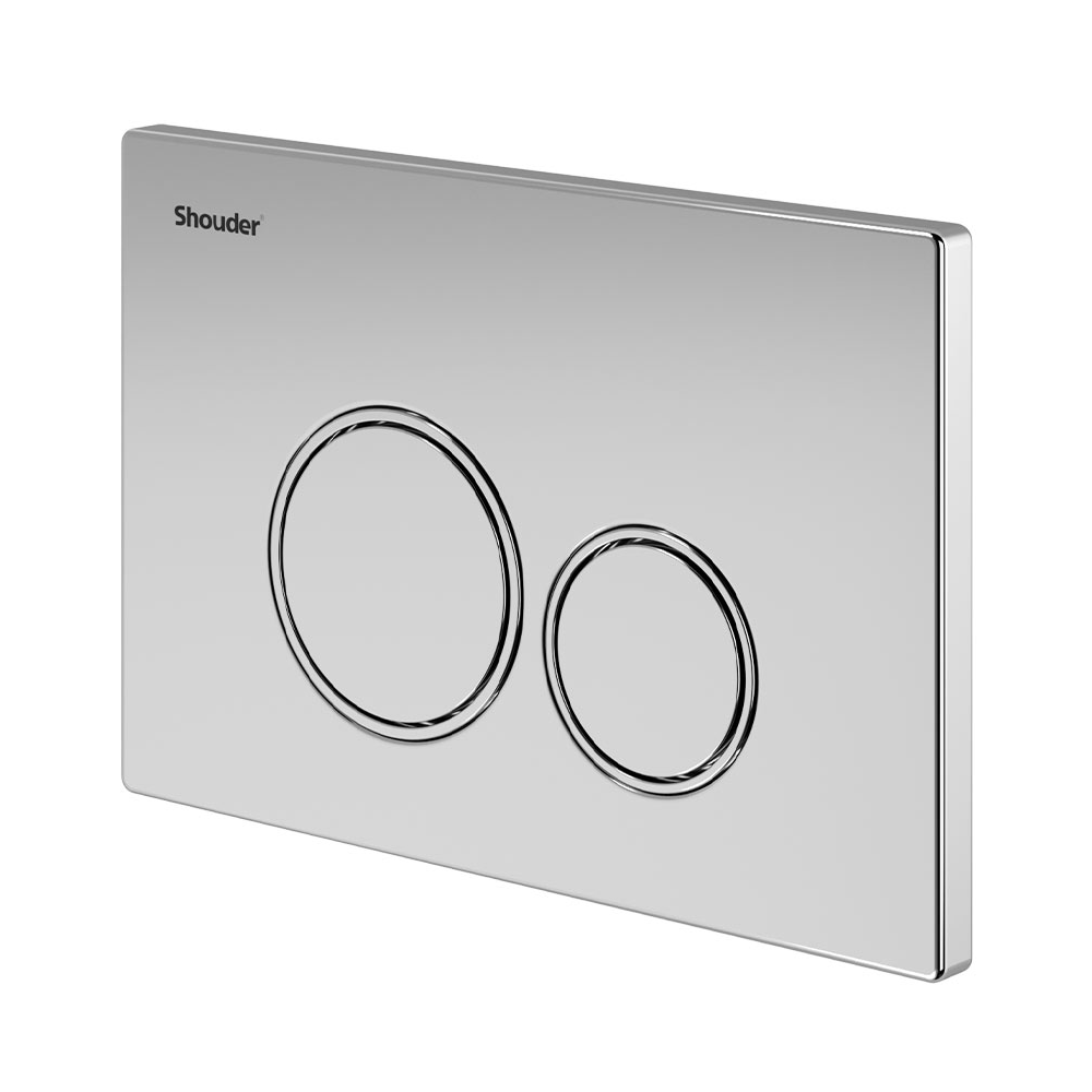 صفحه کلید فلاش تانک مدل نیس شودر کروم