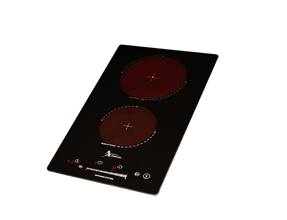 گاز رومیزی صفحه شیشه کد GE2 اخوان