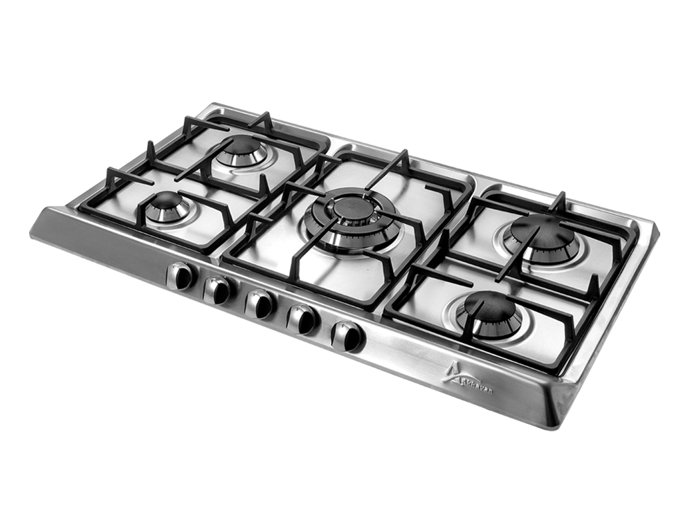 گاز رومیزی صفحه استیل کد V5 اخوان