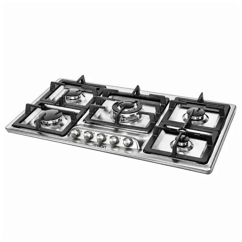گاز-رومیزی-صفحه-استیل-مدل-S9-میلان گاز رومیزی صفحه استیل مدل S9 میلان